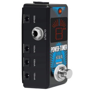 Pedal Afinador y Fuente Poder Stax