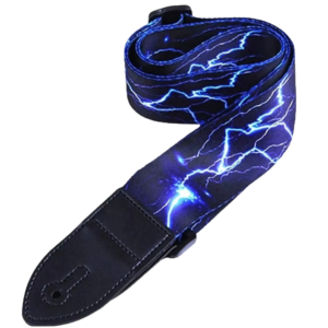 Correa Guitarra Algodón Azul